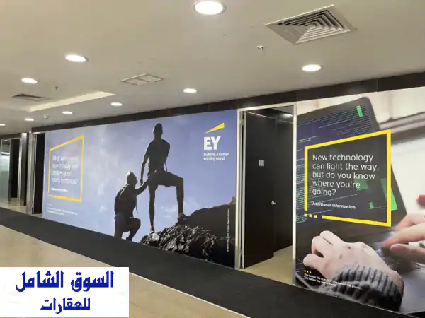 مكتب تجاري فاخر للإيجار - إطلالة بحرية ساحرة بمنطقة شرق! 960 متر مربع