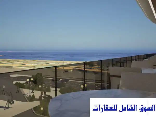 محل تجاري 59 مترًا بفيو رائع على البحر - تقسيط في بلو...