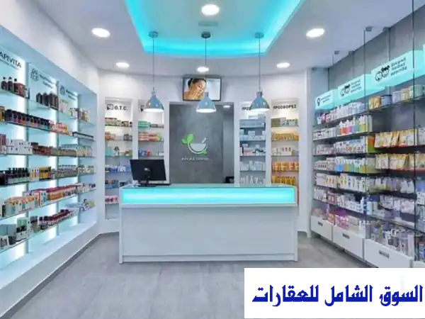 صيدلية فاخرة للبيع بالمنيب - موقع استثماري مميز...