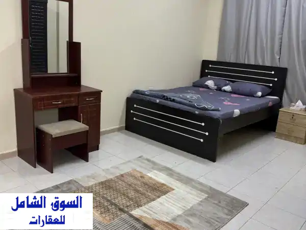 غرف مُريحة للإيجار اليومي في عجمان - قرب جسر غلفا...