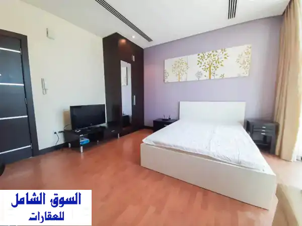 استوديو مفروش فاخر في أم الحصم - قرب مستشفى ابن النفيس...