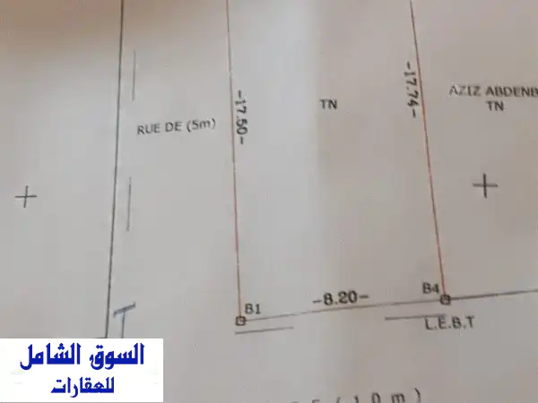 فرصة ذهبية! قطعة أرض تجارية 144م² بحي الخير - الشماعية، ثلاث واجهات!