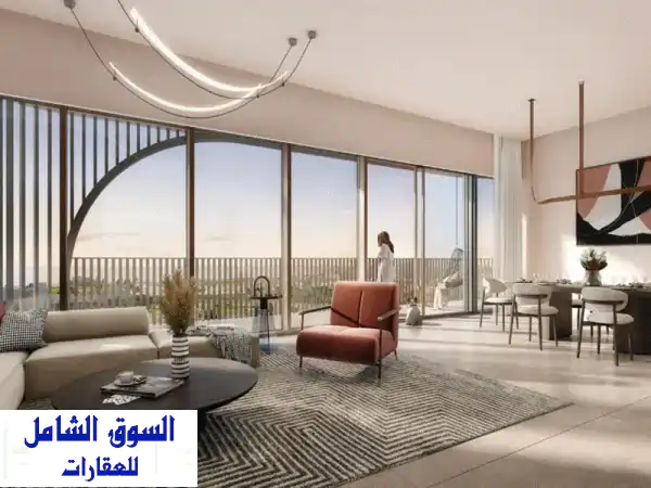 شقة فاخرة بغرفة نوم واحدة في جزيرة السعديات - إطلالة خلابة وخدمات مميزة!