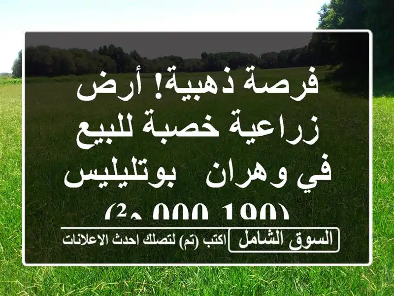 فرصة ذهبية! أرض زراعية خصبة للبيع في وهران -...