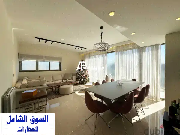 شقة فاخرة للإيجار في الأشرفية بإطلالة بحرية خلابة...