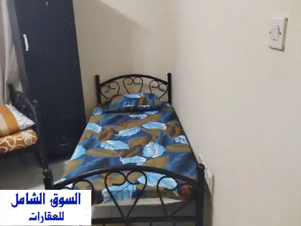 سكن مريح ومُجهز للشباب والموظفين في عجمان - البستان | قرب اللولو و مواصلات ممتازة