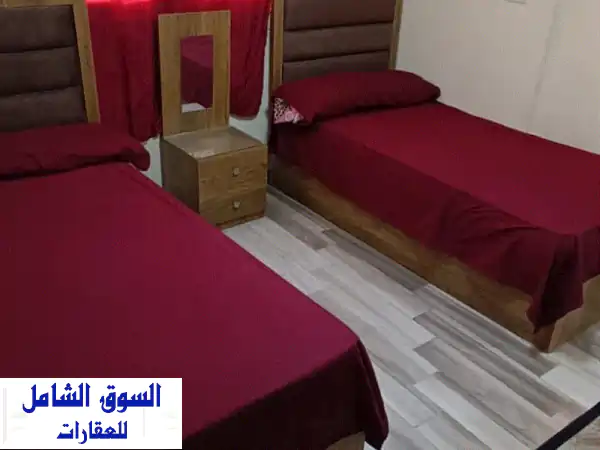 شقة 3 غرف فاخرة بمنيل الروضة | إطلالة خلابة على النيل + أمن 24/7