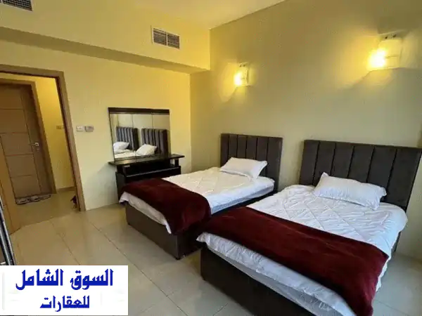 شقة فاخرة للإيجار في جزر أمواج | إطلالة خلابة على اللاجون | 500 دينار شامل