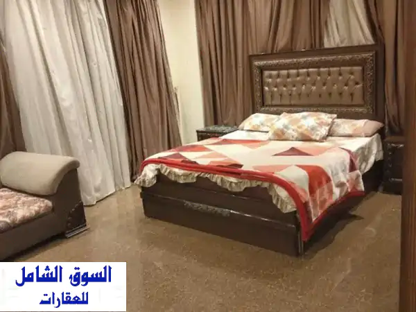 شقة فاخرة مفروشة للإيجار اليومي والشهري في المهندسين - ٣ غرف و٣ حمامات