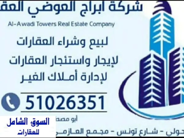 فرصة استثمارية ذهبية! عمارة جديدة للإيجار الكامل...