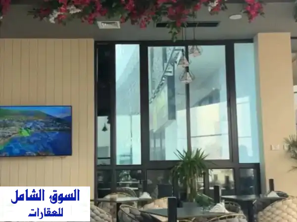 مقهى فاخر مجهز للإيجار في ووتر جاردن سيتي - بلوك 3S...