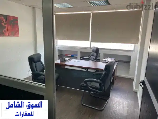 مكتب مفروش للايجار في الدورة - موقع مميز! ٥ غرف...