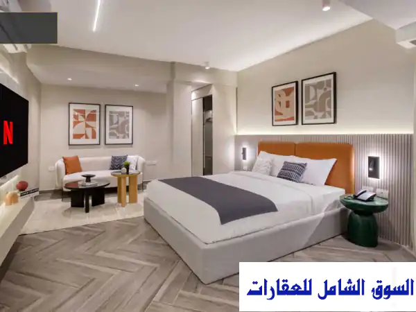 استوديو فندقي فاخر للإيجار اليومي في مصر الجديدة -...