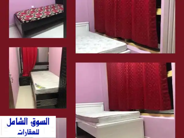 غرفة نوم مريحة مع بلكونة في دبي النهدة - للبنات فقط!