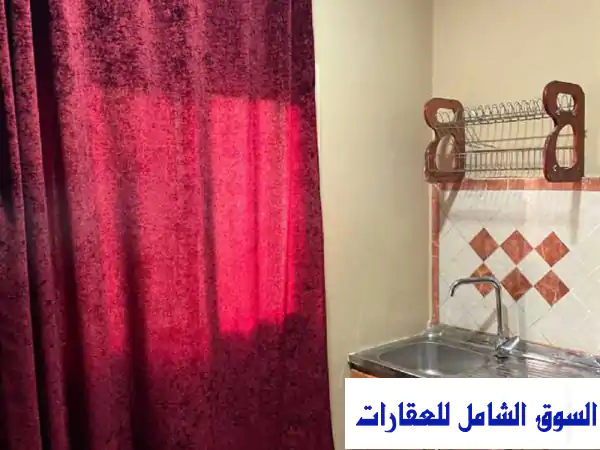 استديو مفروش فاخر للإيجار في أرقى أحياء العبور -...