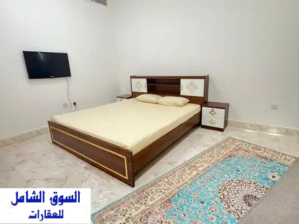 غرف مفروشة فاخرة للإيجار في الليوارة، عجمان - موقع مميز مقابل اللولو!