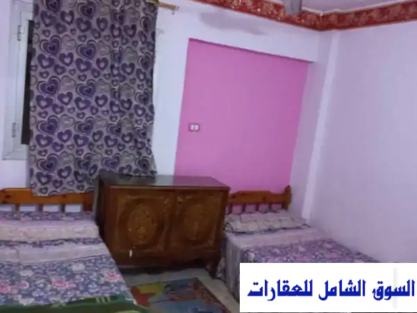 شقة مفروشة 90م² فاخرة في قلب سيدي بشر - إطلالة...