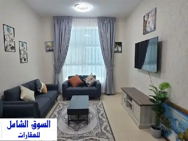 غرفة وصالة فندقية مُفروشة بالكامل في النعيمية، عجمان - إيجار شهري شامل!