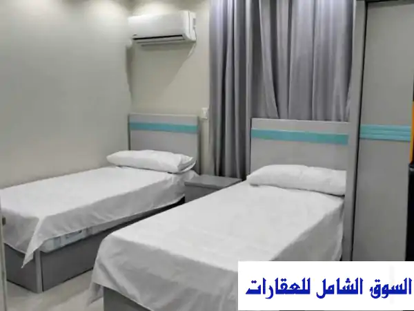 ستوديو مفروش فاخر للإيجار في 6 أكتوبر - حي الأول - قرب جامعة نوال الدجوي!