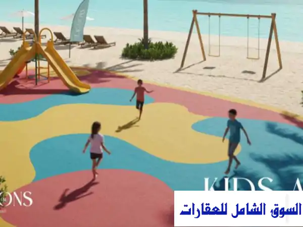 شالية فاخر للبيع في لاجونز العالمين الجديدة بمقدم 330 ألف فقط! ✨