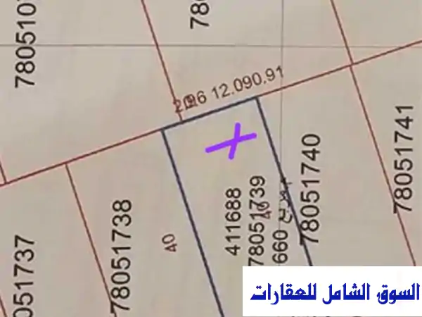 فرصة ذهبية! قطعة أرض للبيع في أبو ظلوف - 660 متر -...