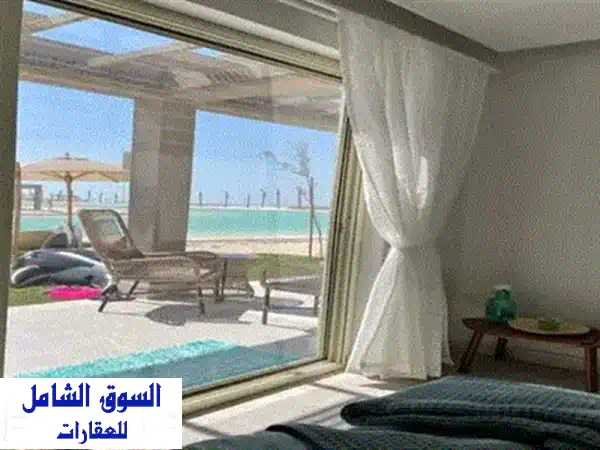 شاليه فاخر 126م² + روف + كابينة في هايسيندا ويست - صف أول على البحر!