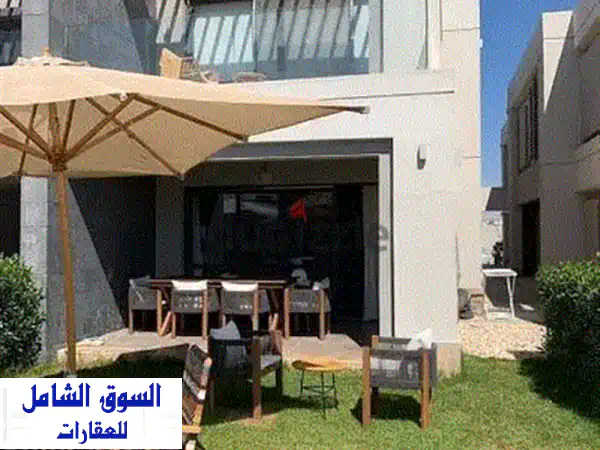 شاليه فاخر 120م² بحديقة خاصة في فوكا باي الساحل الشمالي - فيو بحر خلاب!