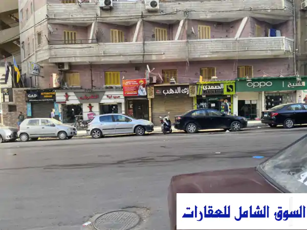 محل تجاري فاخر للإيجار في قلب فيكتوريا - الإسكندرية | موقع استراتيجي بين المترو والترام!
