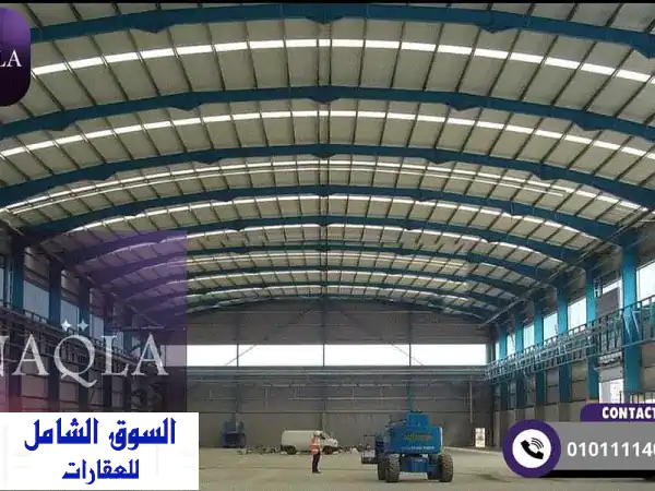 مصنع هندسي للإيجار - مساحة 1224 متر في المنطقة...
