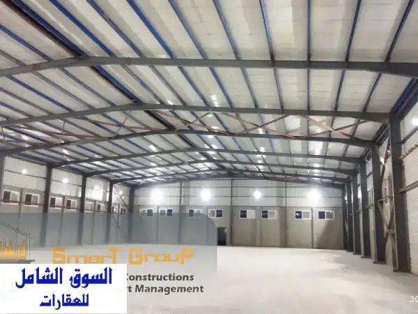 مصنع للإيجار في مدينة بدر - مساحة 4600 متر! مثالي...