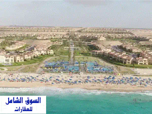 شاليهك المنتظر في ساوث ميد الساحل الشمالي! 🏖️  (100م، تشطيب سوبر لوكس، على اللاجون)