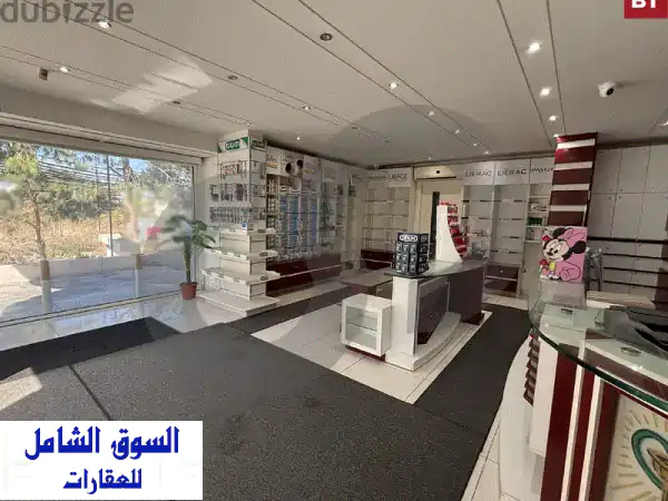 صيدلية مجهزة بالكامل للبيع في ساحل علما - 100 متر...