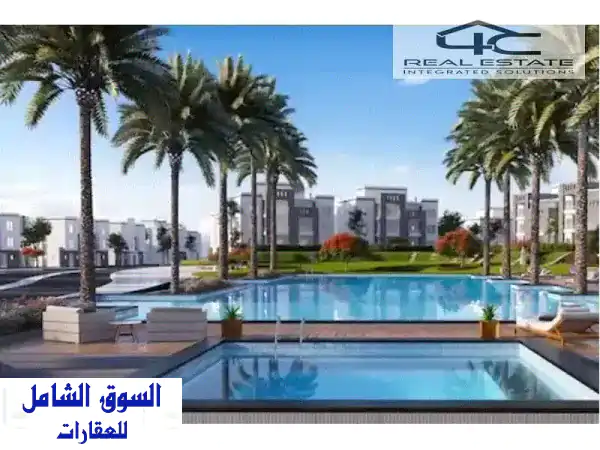 شاليه فاخر 110م² للبيع في أمواج الساحل الشمالي بأقل...