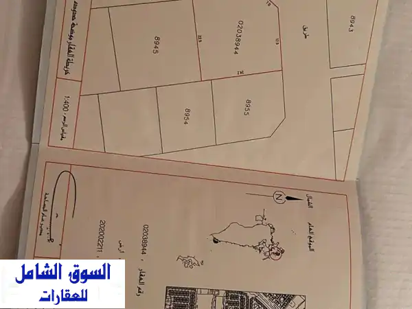 أرض تجارية للبيع بالقرب من دلمونيا. 535 متر مربع...