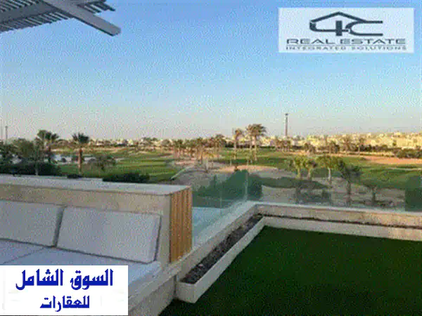 فيلا مستقلة 650م²، 4 غرف نوم، بحيرة خلابة، استلام فوري في هاسيندا باي بالم هيلز!