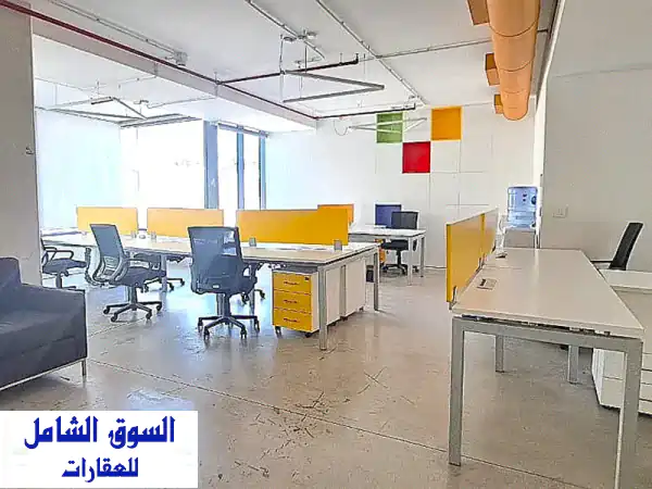 مكتب مفروش للإيجار في الصيفي - بيئة عمل عصرية ومريحة