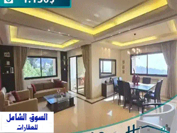 شقة مفروشة فاخرة للإيجار في ضبية - اطلالة بحرية خلابة!