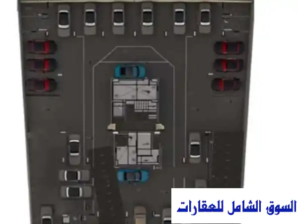 شقة فاخرة 185م² للبيع بالتقسيط في اللوتس الشمالية - بالقرب من التسعين الشمالي!