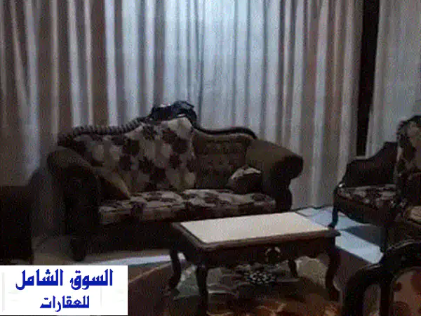 شقة مفروشة سوبر لوكس بإطلالة مفتوحة - 3 غرف و 3 ريسبشن - كمبوند راقي!