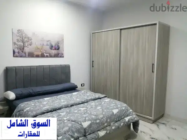 شقة فندقية مُكيفة بالعبور - هدوء، أمان، وإطلالة...