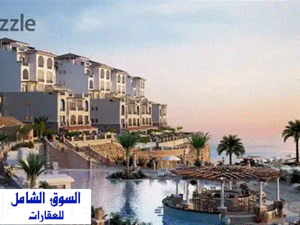 شاليه فاخر للبيع في ساوث ميد الساحل الشمالي - فيو بحري خلاب!