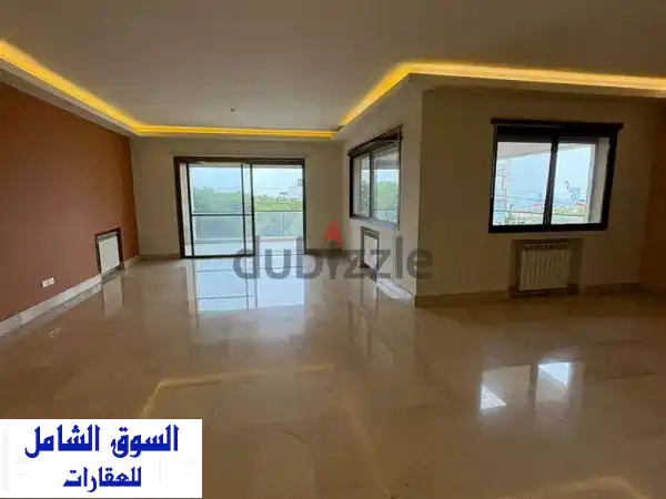 شقة فاخرة للإيجار في منطقة بعبدا الراقية مع حديقة...