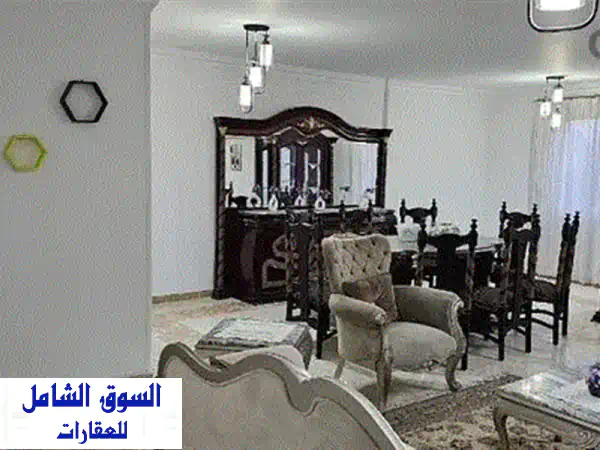 شقة مفروشة فاخرة للإيجار بالرحاب - 162م² بجوار السوق الشرقي! فرصة لا تُفوّت!