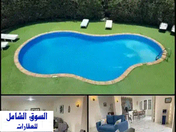استمتع بإجازة فاخرة في فيلا دوبلكس ساحرة بجرين بيتش الساحل الشمالي! (فرص محدودة)