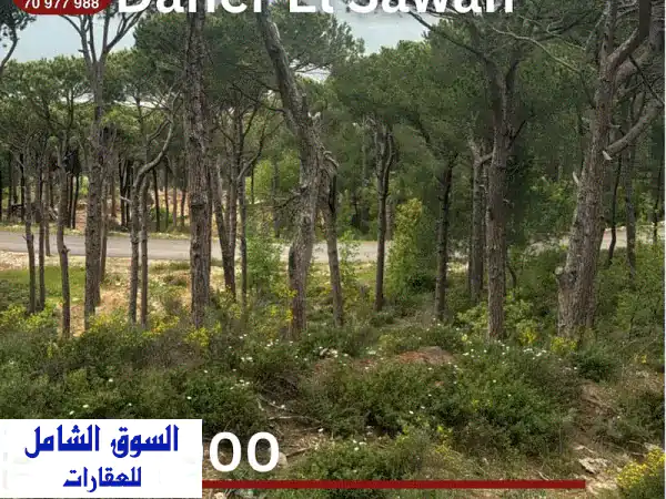 استثمر في جوهرة ضهر الصوان: أرض فاخرة للبيع...