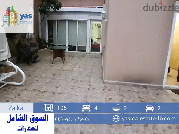 شقة فسيحة في زلقا مع تراس واسع وإطلالة جزئية على...