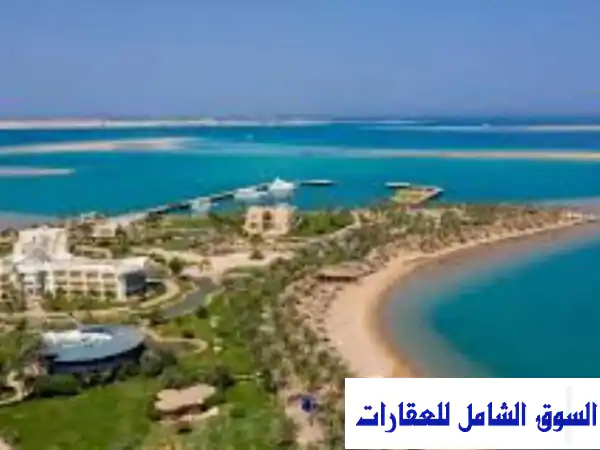 شاليه فاخر 3 غرف ماستر في الجونة - منظر خلاب على البحر...