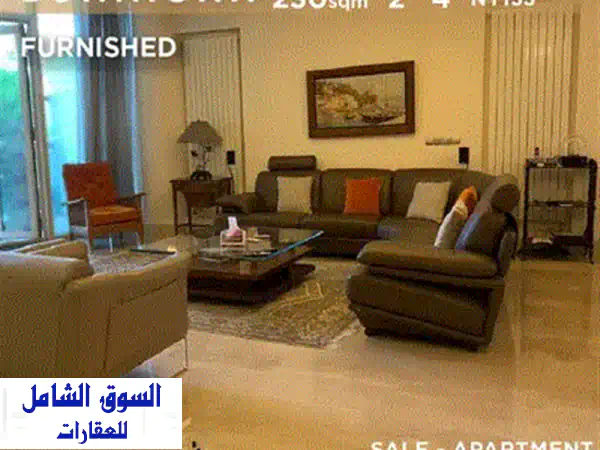 شقة فاخرة مفروشة للبيع في قلب حرش تابت - 330 متر مربع