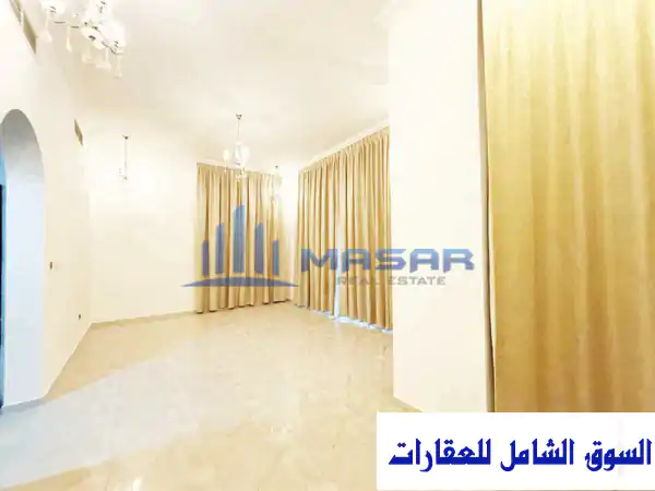 فيلا فاخرة للإيجار في شخبوط، أبوظبي | 7 غرف ماستر وسعر مميز!