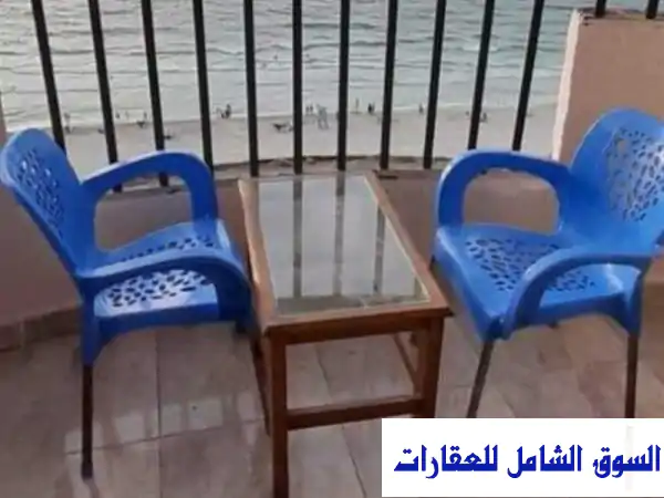 شقة فاخرة مفروشة على بحر العجمي - إطلالة...